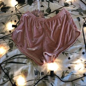 Brandy Melville Lisette velvet shorts